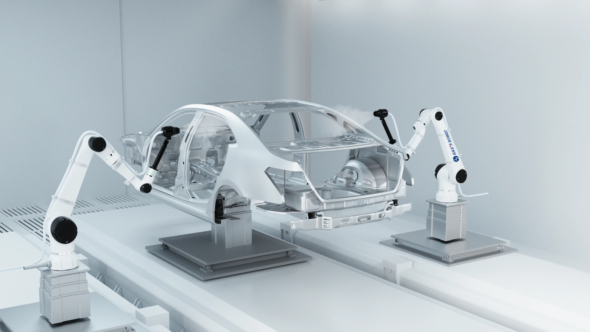 Повышение точности и безопасности с помощью распылительных коботов Huayan Robotics