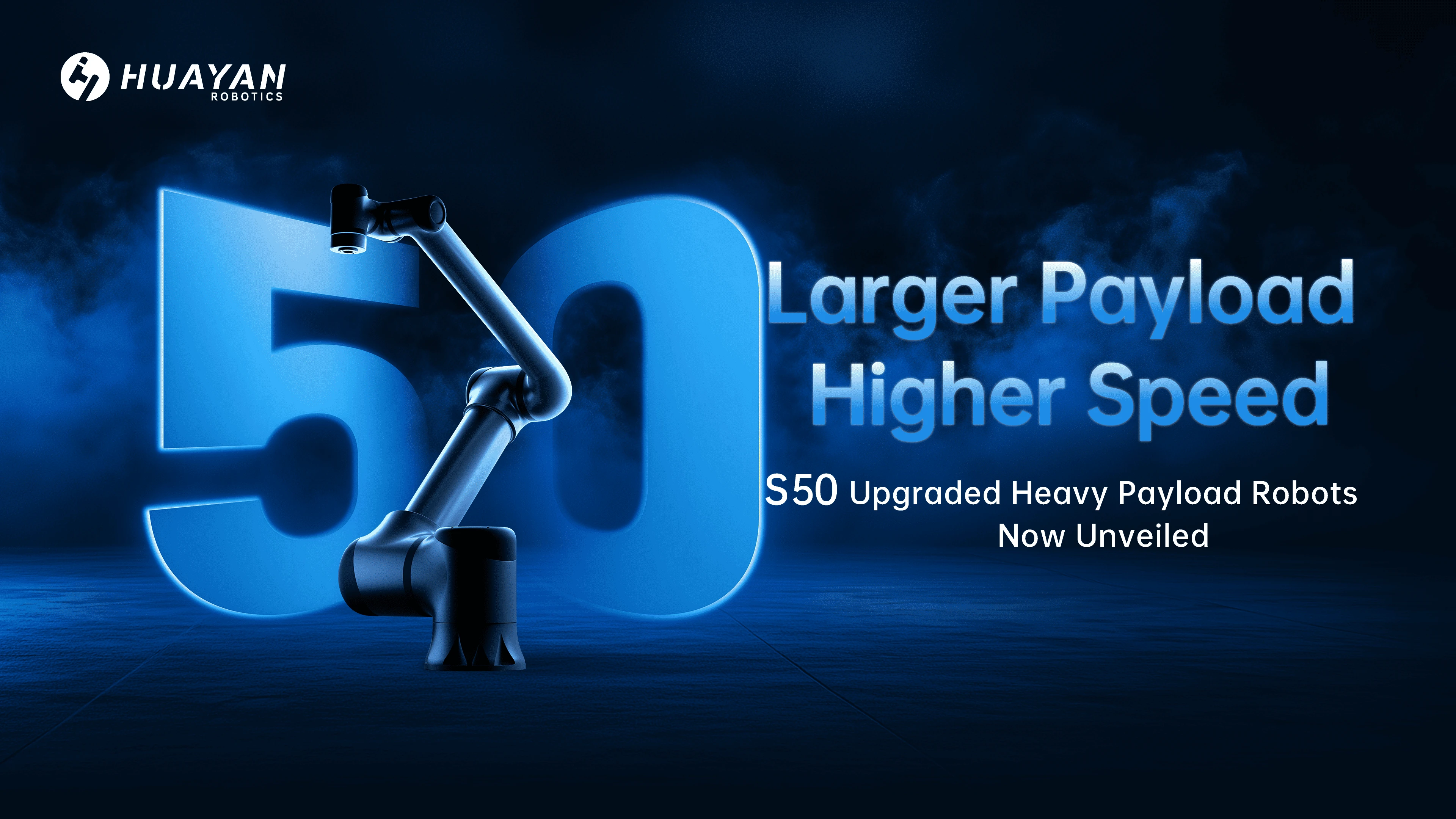 Huayan Robotics - Представлены модернизированные роботы S50 с тяжелой полезной нагрузкой