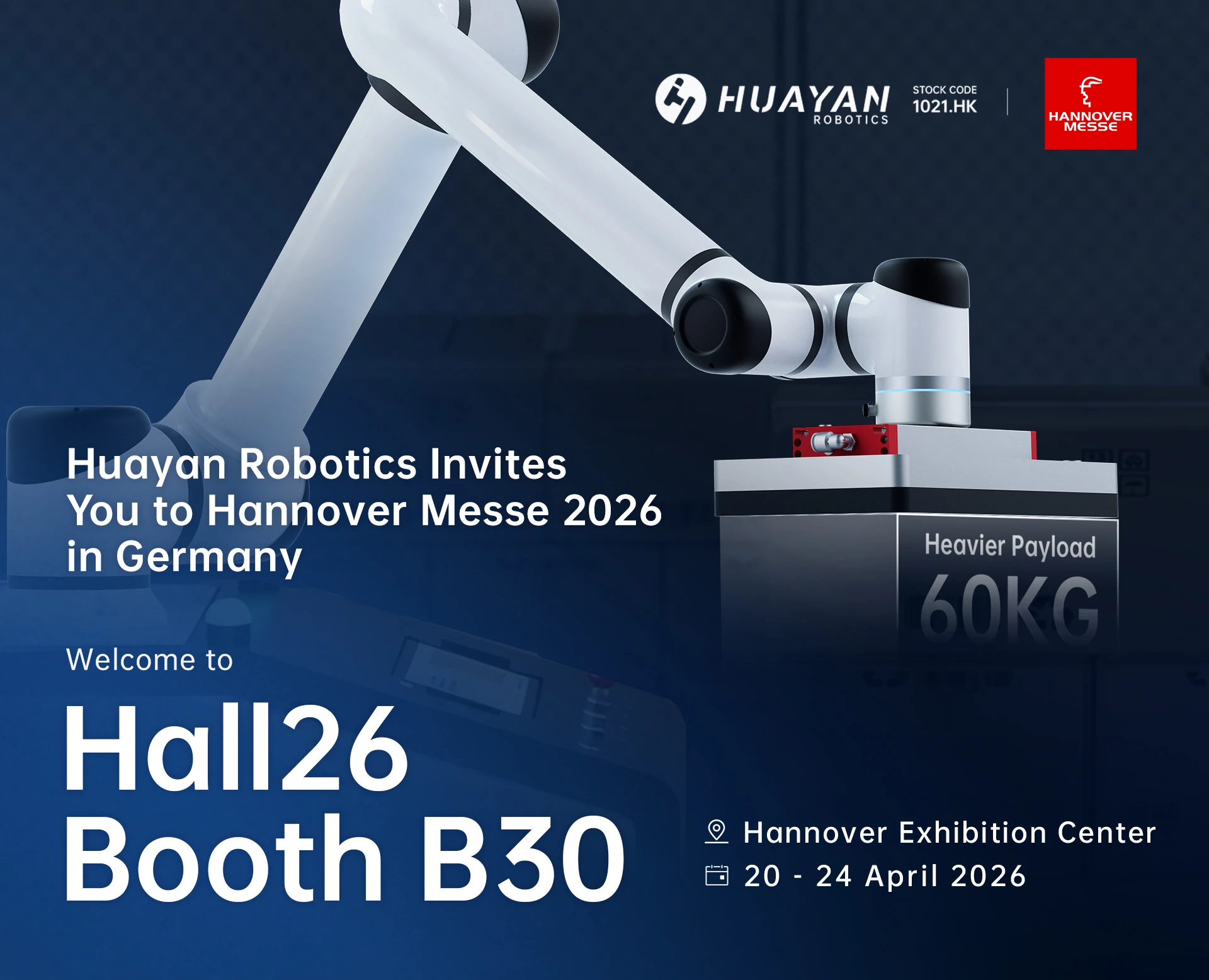 Huayan Robotics дебютирует на HANNOVER MESSE 2026 с передовыми решениями для автоматизации после IPO Milestone